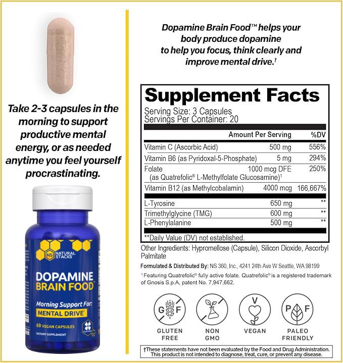 Dopamine Brain Food