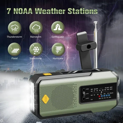 Emergency Hand Crank Solar Radio